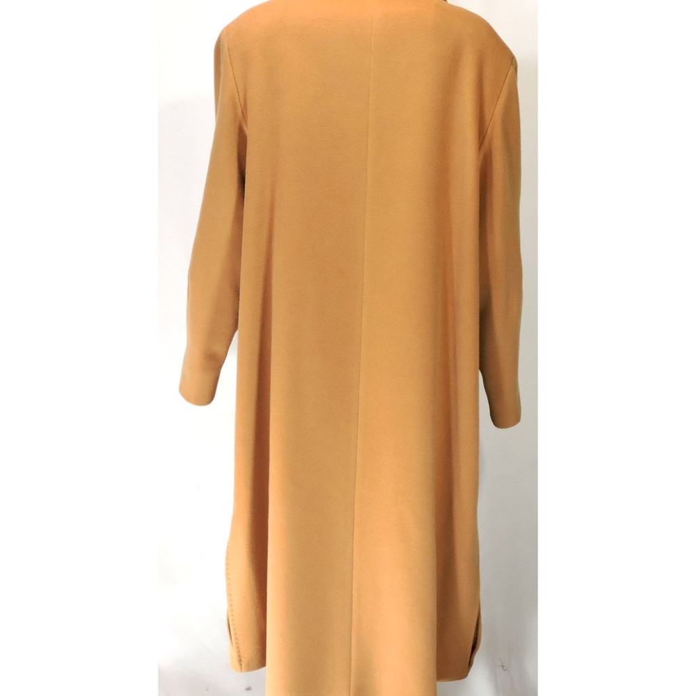 CINZIA ROCCA DUE 🇮🇹 WOMEN'S BROWN WOOL WINTER COAT SIZE 16 - Picture 5 of 7